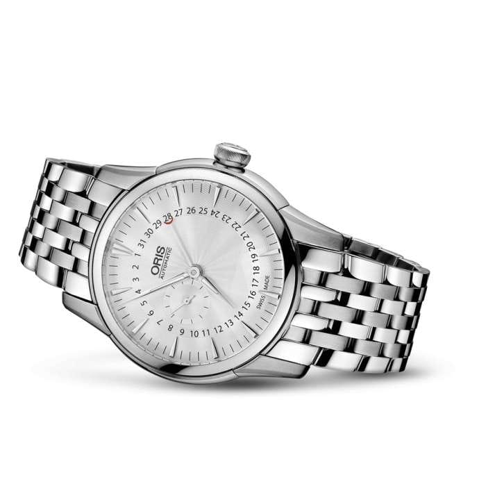 Oris Oris Artelier 01 744 7665 4051-07 8 22 77 , наручные мужские часы фото под углом